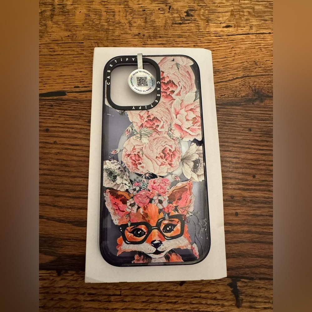 Casetify New iPhone 15 Pro Max Hipster Fox Impact Case MagSafe Compatible - Picture 2 of 4